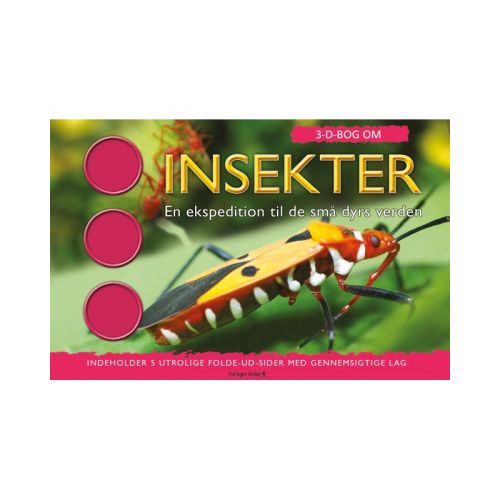 3D Bog om Insekter - bog