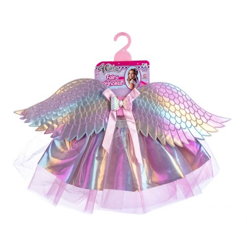 4-Girlz Fe-prinsesse sæt fe-vinger og skørt