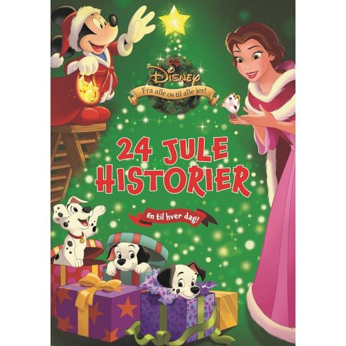 Disney Julekalenderbog med 24 forseglede Disney juleeventyr