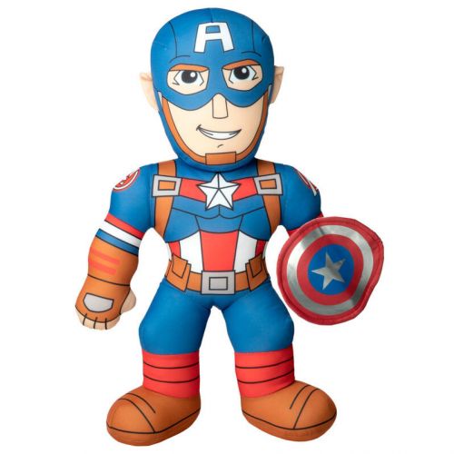 Marvel Captain America bamse m. lyd - 20 cm