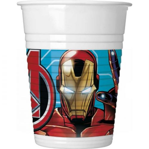 Avengers Plastik Krus 200 ml. - 8 stk.