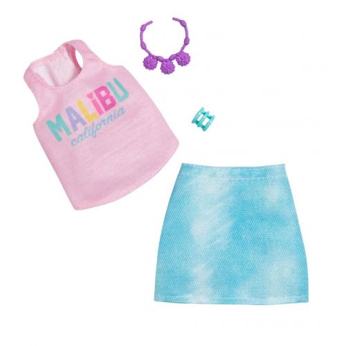 Barbie Tøj - nederdel, top og accessories