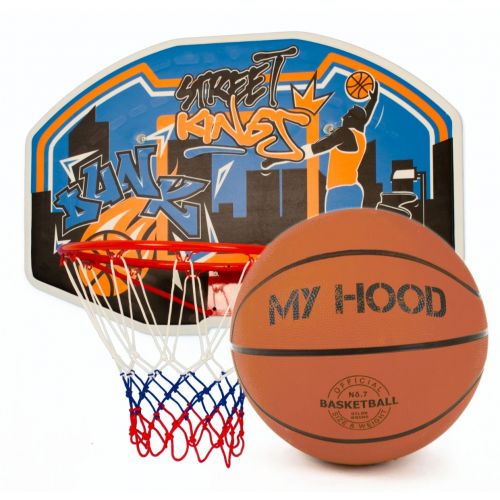 My Hood Basketkurv på plade med basketbold