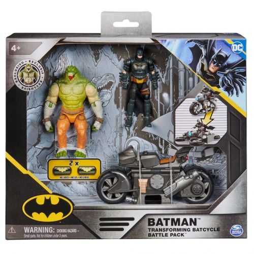 Batman Batcycle m. 2 figure