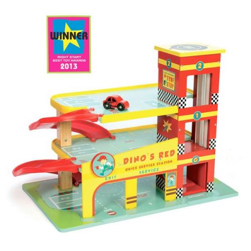 Le Toy Van Dinos Garage i træ