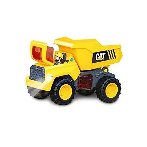 CAT Arbejdsbiler - Power Action Crew m. figur - Dump Truck 29 cm