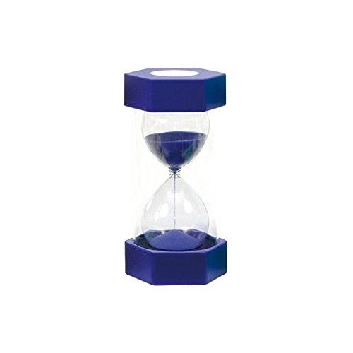 Stort Timeglas - 16.5 cm - Blå