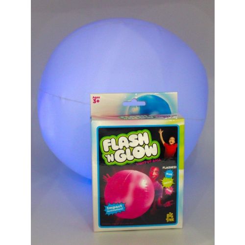 Big Time Flash N' Glow Oppustelig bolde - Ø 30 cm