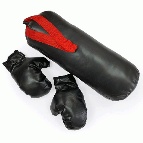 Kids Boxing Sæt - boksesæk 1 kg. m . handsker