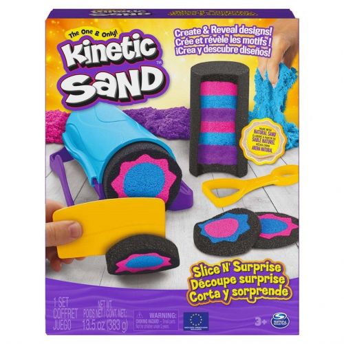 Kinetic Sand Slice n' Surprise m. 7 værktøjer