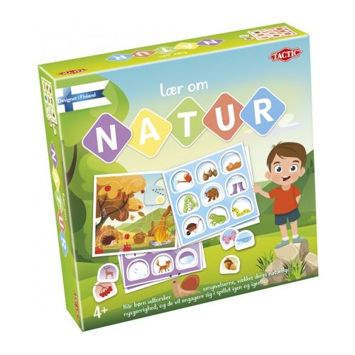 Lær om Natur - børnespil fra Tactic