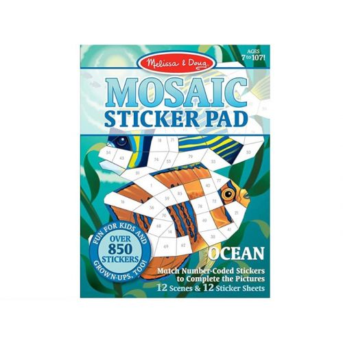 Mosaik bog m. 850 Klistermærker - Ocean