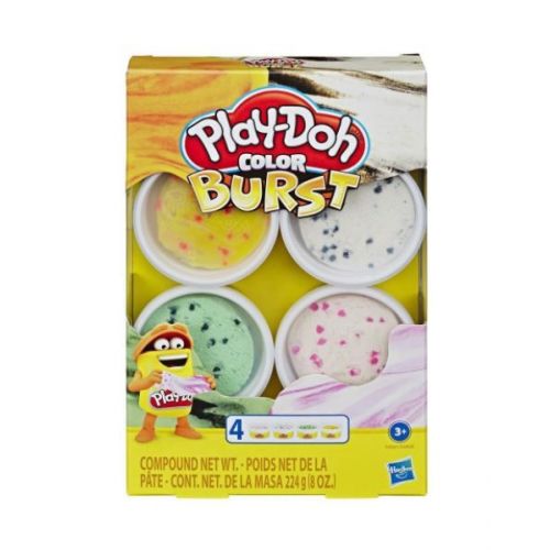 Play-Doh Color Burst 4 stk.