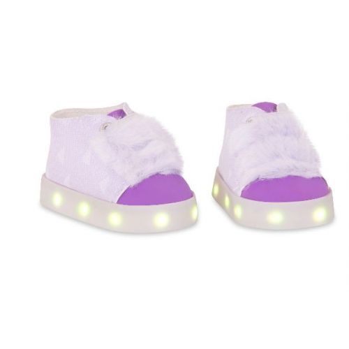 Our Generation sko med lys i sålen - Popping Purple