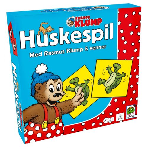 Rasmus Klump Huskespil m. 40 brikker