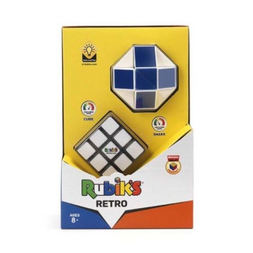 Rubiks Cube Duo pakke - Retro Snake og Cube 3x3