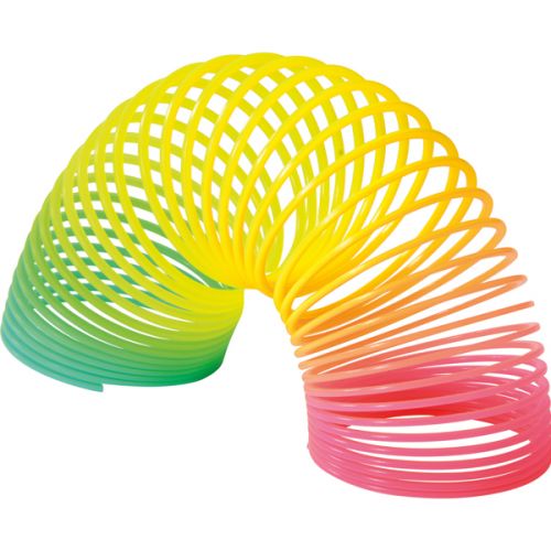 Slinky fjeder - plast Ø 5 cm