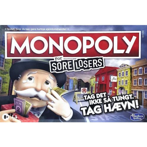 Monopoly Sore Losers Edition DK - Hasbro Spil