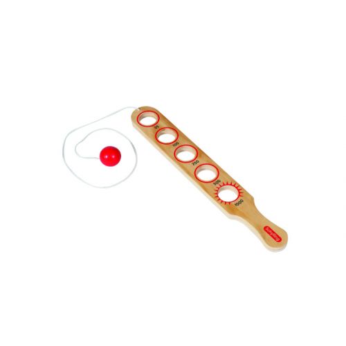 Flip Stick Spil - Træbat med træbold i snor