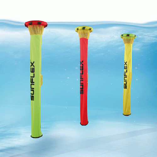 Sunflex - Sæt med 3 Svømmerør og 3 bolde
