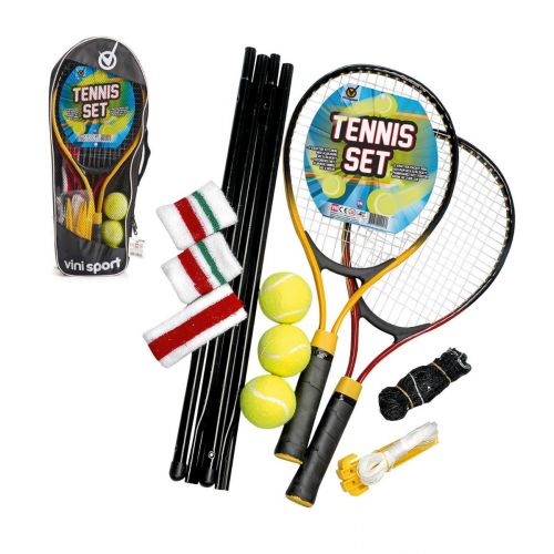 Vini sport tennis sæt m. net, ketcher og bolde